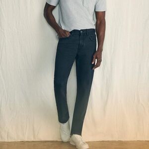 FAHERTY MEN´S SLIM STRAIGHT DENIM BLACK SMOKE WASH